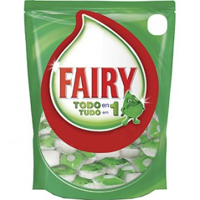 FAIRY ULTRA CAPS detergente lavavajillas todo en 1 envase 42 unidades